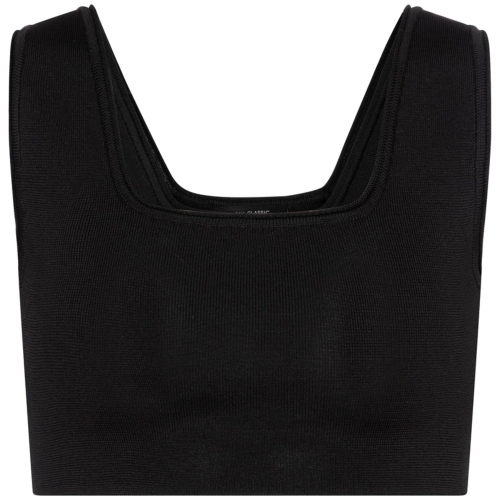 Low Classic Ribbed Crop Top - Picture 2 of 6